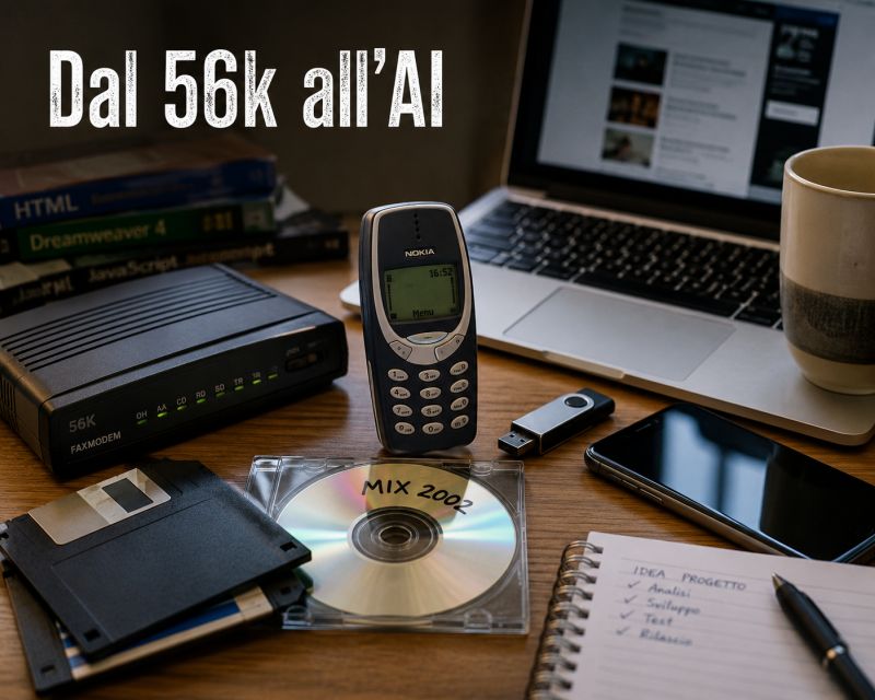 Dal 56k all'AI. Storia di una generazione quasi invisibile.